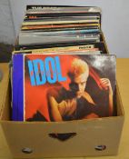Quantity of LPs including Billy Idol, Michael Jackson, Cliff Richard,