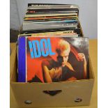 Quantity of LPs including Billy Idol, Michael Jackson, Cliff Richard,