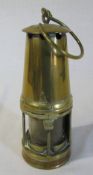 Brass mining lamp