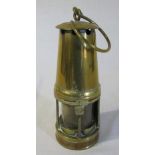 Brass mining lamp