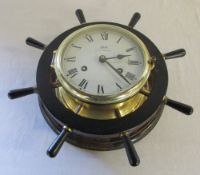 Schatz Royal Marine brass ships clock