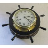 Schatz Royal Marine brass ships clock