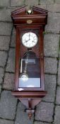 Mahogany wall clock