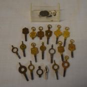 Watchmakers advertising keys,