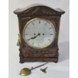 William IV bracket clock by J V McMitchell 2 Argyle Street Glasgow H 42 cm