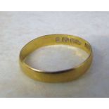 22ct gold band ring weight 1.