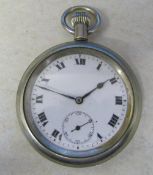 Military pocket watch marked Z3106 to reverse