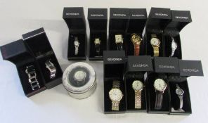 Ex-shop stock - assorted Sekonda Ladies and Gents wristwatches,