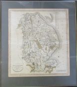 David N Robinson collection - Map of Lincolnshire by John Cary 1801 65 cm x 73 cm