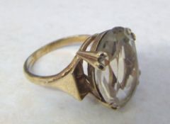 9ct gold dress ring size O/P total weight 4.