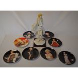 Marilyn Monroe 'The Juliana Collection' figure and approx 8 Marilyn Monroe collectors plates