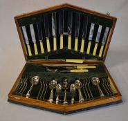 1930s canteen of silver plated cutlery