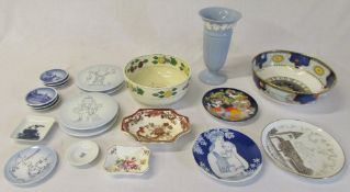 Assorted ceramics inc Royal Copenhagen, Wedgwood, Royal Worcester,