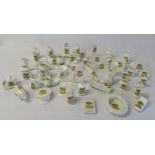 David N Robinson collection - Assorted Louth crested china
