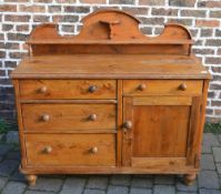 Victorian pine dresser