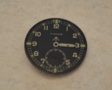 Timor 'Dirty Dozen' military watch dial (dial only)