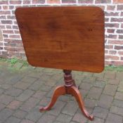 Early Victorian tilt top tripod table