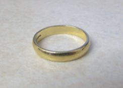 18ct gold wedding band weight 2.