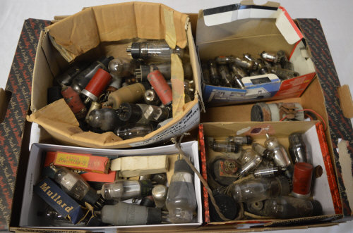 Box of radio valves