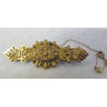 9ct gold brooch weight 2 g