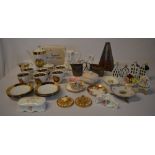 Various ceramics, metronome,