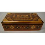 Wooden parquetry box