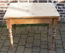 Small pine table