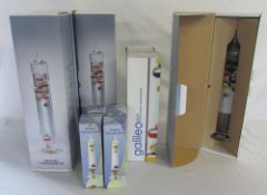 Ex-shop stock - 4 large Galileo thermometers 34 cm,