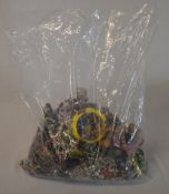 Large bag of mixed costume jewellery