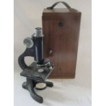 Beck London cased microscope (af)