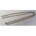 9ct gold necklace weight 10 g length 18"