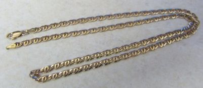 9ct gold necklace weight 10 g length 18"