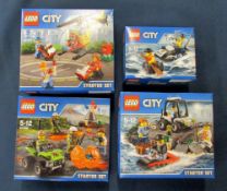 x4 LEGO City Sets, 60100, 60120, 60126,