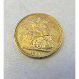 1889 22ct gold Victorian full sovereign