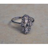 18ct gold diamond ring size O