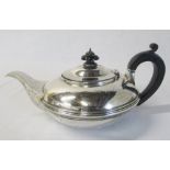 William IV silver tea pot London 1836 total weight 13.