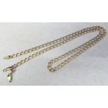 9ct gold chain (clasp needs reattaching) length 21" weight 13.