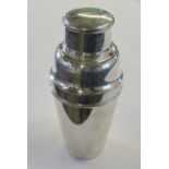 Silver plate cocktail shaker