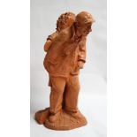 David Arnatt: a terracotta group, man and woman, 27" high