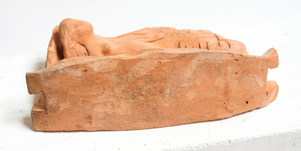 David Arnatt: a terracotta figure, "Leg", 3 1/4" high (chips) - Image 2 of 3