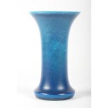 A Pilkingtons Royal Lancastrian blue mottled vase, 5 1/2" high