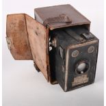 A Balda Front box camera and a Kodak Eastman 3A Special folding bellows camera