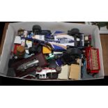 A collection of Matchbox and other die cast model vehicles, twenty-five pieces approx