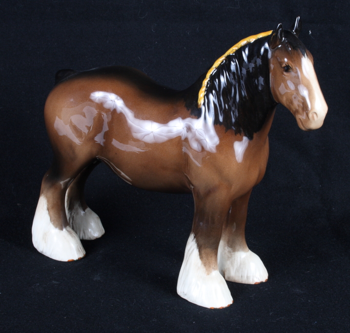 A Beswick Shire horse