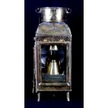 A 19th Century brass railway paraffin lantern