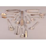 A selection of silver flatware, various, 10.5oz troy approx