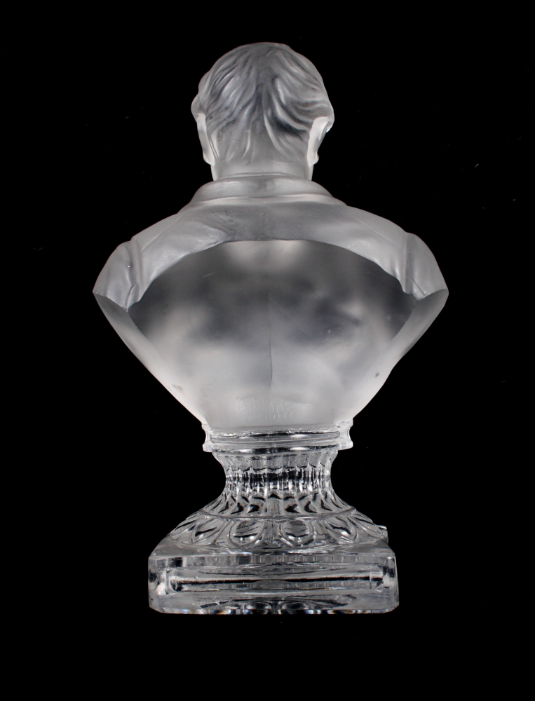 A Victorian Vaseline glass bell with spiral decoration, 13" high, and a smaller similar, 11 1/2" - Image 4 of 4