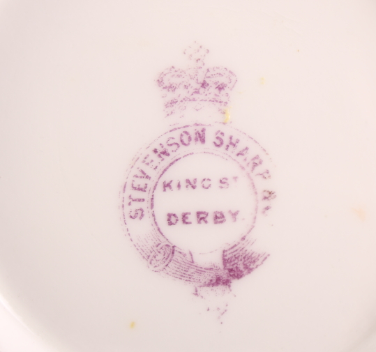 A 19th Century porcelain Stevenson Sharp (Derby) flower encrusted lidded jar with gilt decoration, - Image 4 of 4