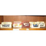 A collection of Models of Yesteryear, die-cast model delivery vans, mint and boxed