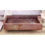 A butler's stoneware salt glazed sink